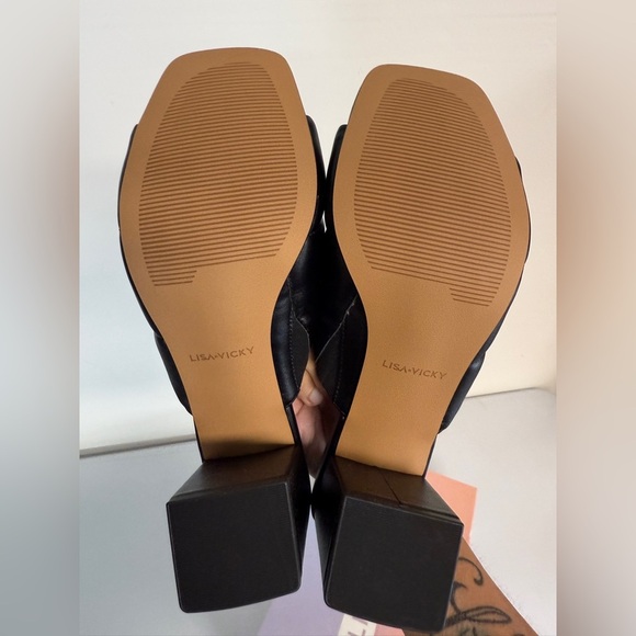 Lisa Vicky Women’s Sandals Black Very Black Sheep Size 8 - Picture 6 of 8